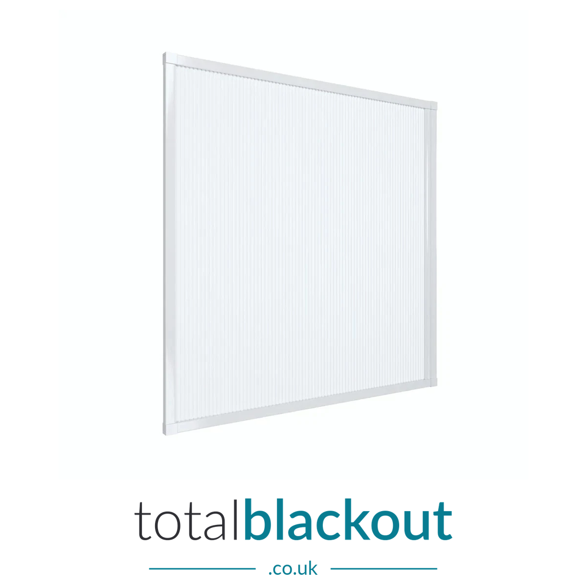 White made-to-measure Total Blackout honeycomb blind